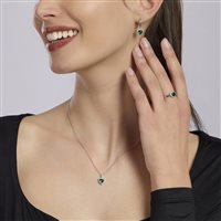 Orecchini Mabina Donna LOVE AFFAIR in Argento Zircone 563651 - 563651